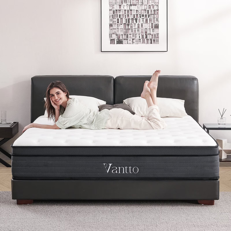 MEMORY FOAM MATTRESSES 12 Inch Hybrid Plush Full/King/Queen