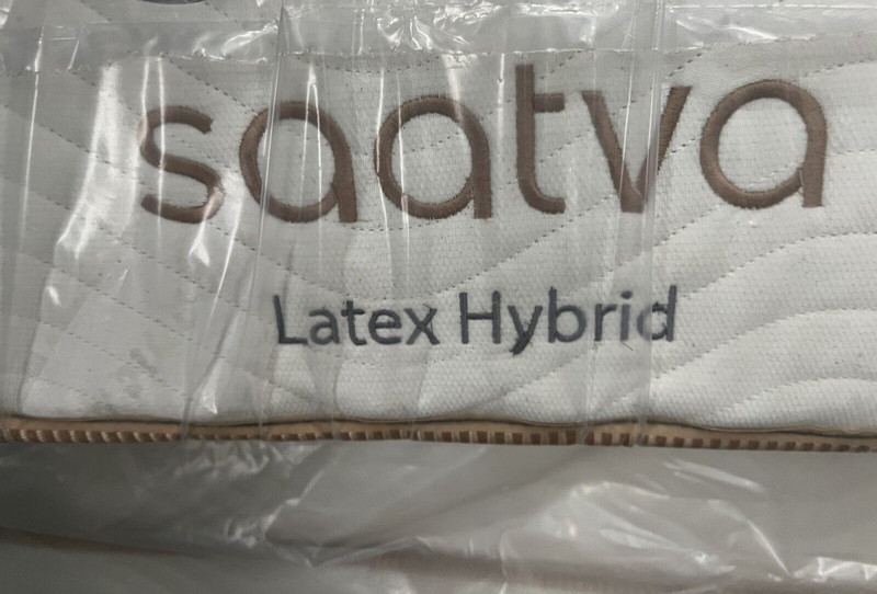 SAATVA LATEX HYBRID QUEEN 12″ MATTRESS MEDIUM NEW ORGANIC CLEARANCE FASTSHIPPING
