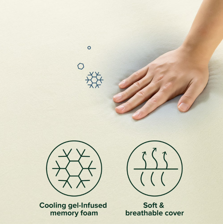 Zinus Gel Airflow 6" Tight Top Memory Foam Mattress CertiPUR-US Certified, Twin gallery