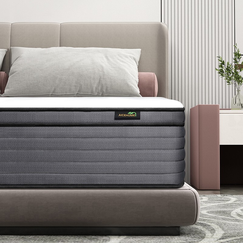 14 Inch Hybrid Mattress Twin Full Queen King Size Gel Memory Foam Bed in a Box
