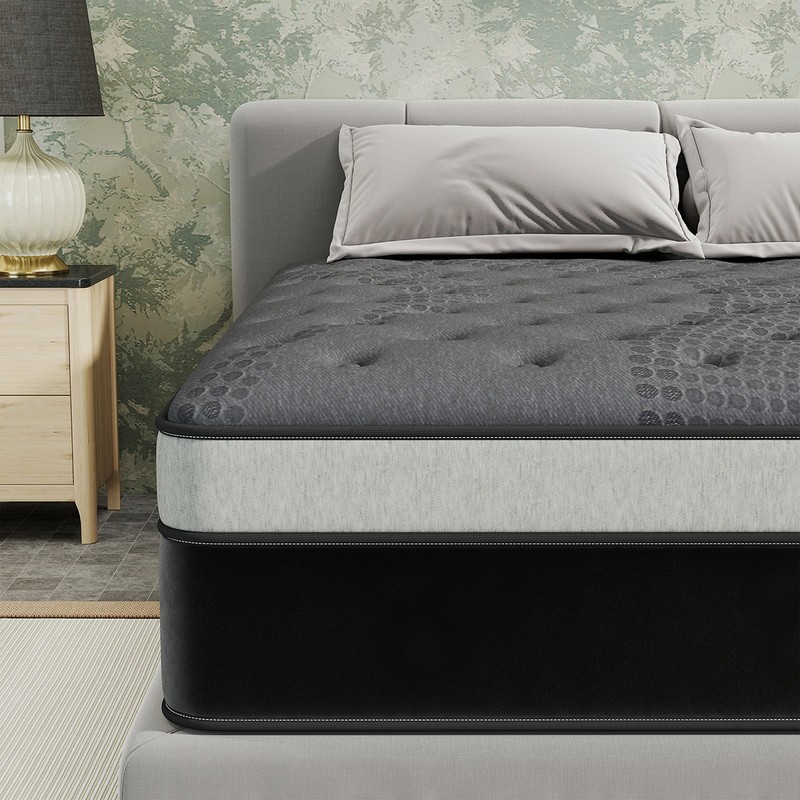 12" 14" Mattress In a Box Gel Memory Foam Hybrid Spring Twin Full Queen King Bed gallery