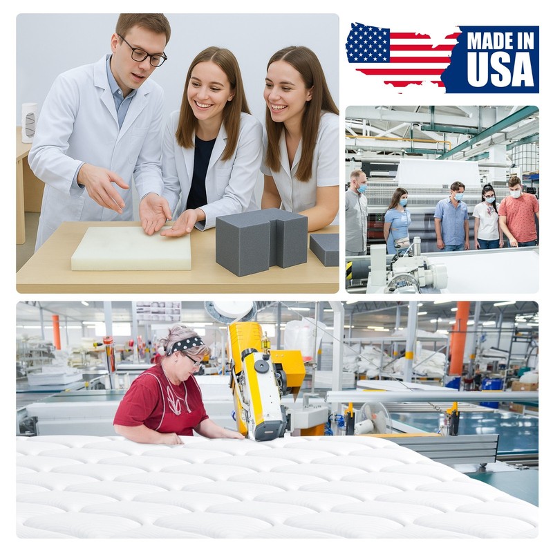 12/14 in Pillow Top Foam & Spring Hybrid Mattress Pocket Coil - Queen King Size gallery