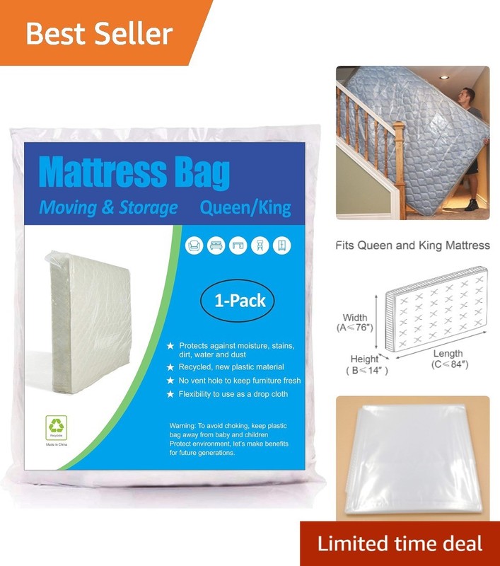 Lightweight Mattress Bag for Queen/King Size – Perfect for Storage & Moving