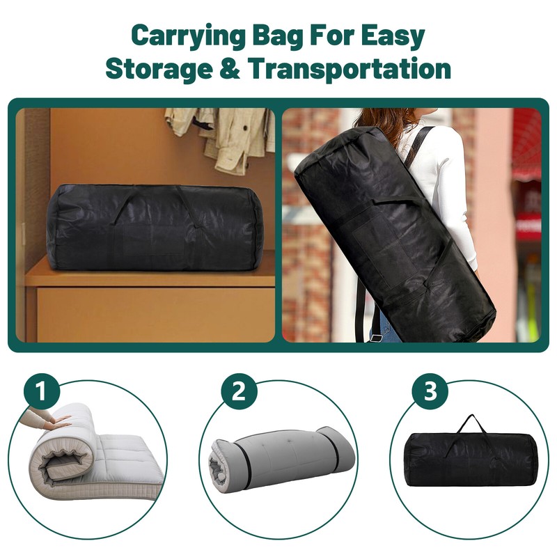 SLSY Japanese Futon Mattress Floor Mattress Twin Size 80x39x4 in Folding Cushion gallery