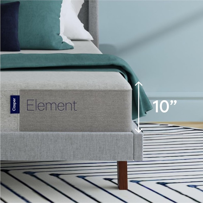 Casper Sleep Element, Queen Medium Firm Mattress - Memory Foam + Support - 10... gallery