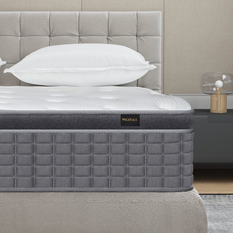 14"12" Mattress in A Box Gel Memory Foam Hybrid Spring,Twin Full Queen King Size