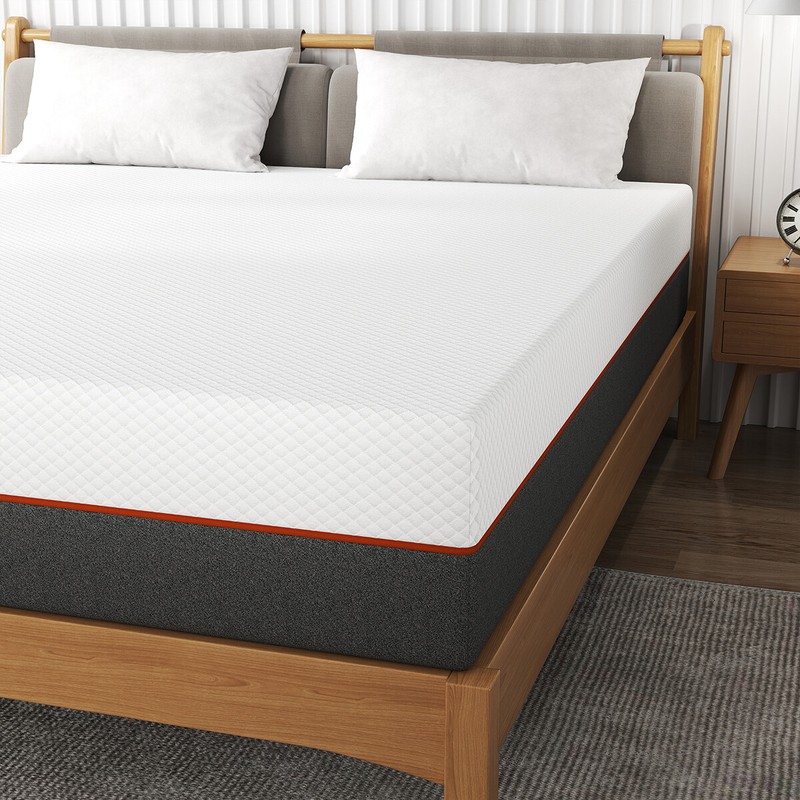 10″ Gel Memory Foam Mattress In A Box Twin Full Queen King Reversible Mattresses
