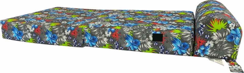 Twin Sleeper Chair Folding Foam Mattresses, Sofa Beds, 6x32x70 Tropical Blue gallery