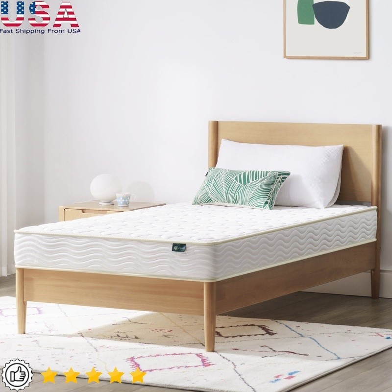 6 Inch Tight Top Innerspring Mattress Firm Support Comfort Foam Twin XL 250lbs