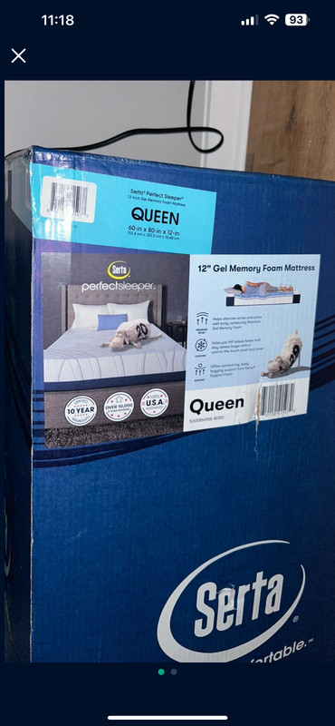 Serta perfect sleeper 12 inch medium firm queen mattress