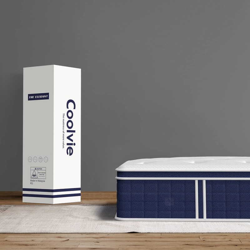 12 Inch Twin Size Mattress, Hybrid Twin Mattress in a Box, 3 Layer Premium Fo... gallery