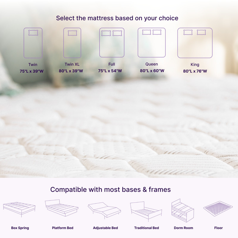 10 Inch Twin-XL Cooling Gel Queen Victoria Hybrid Mattress CertiPUR-US Certified gallery